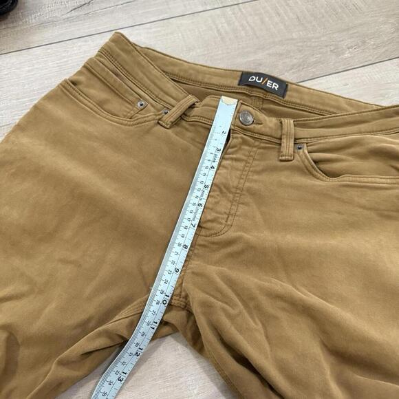 DU/ER N2X Slim Fit Stretch Pants 32x30 Brown Casual Travel Chinos Performance - Picture 8 of 10